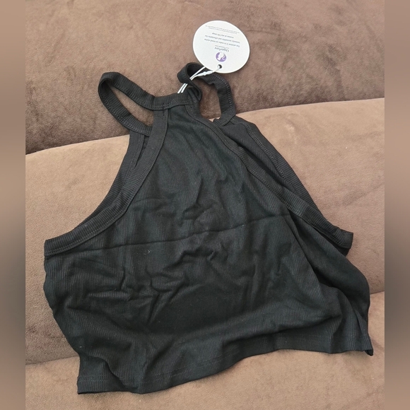 Crop Top Wide Leg Pants Two Piece Matching Lounge Set Tracksuit #813 - Picture 6 of 13